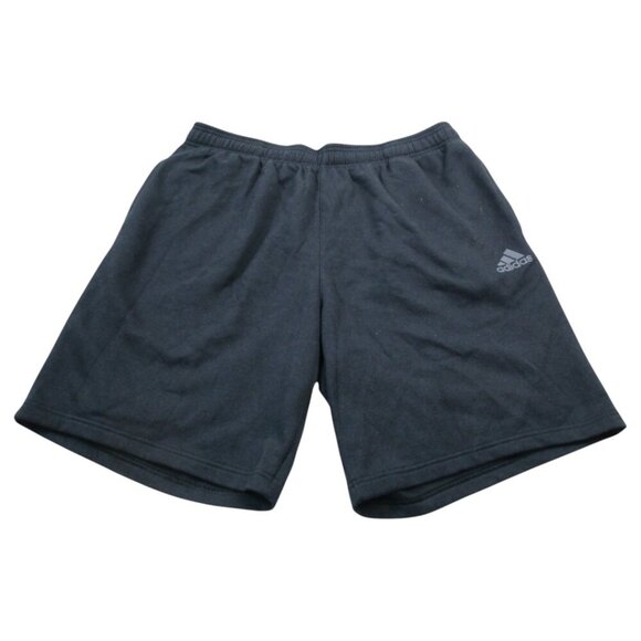 Adidas Athletic Sweat Shorts Mens XL Dark Gray Running & Training Elastic Waist - Picture 1 of 8